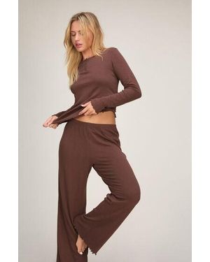 Hunkemöller Trousers Loose Pointelle - Multicolour