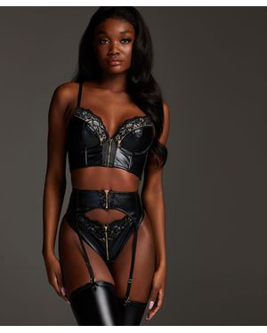 Hunkemöller Private Talia Suspenders - Black