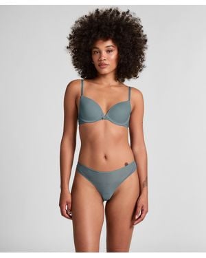 Hunkemöller Invisible String Stripe Mesh - Grau