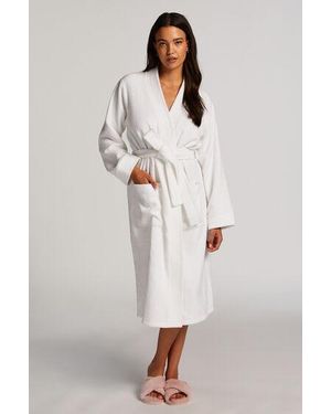 Hunkemöller Quilt Bathrobe - Natural