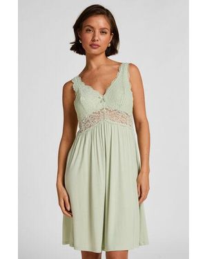 Hunkemöller Slipdress Nora Lace - Wit