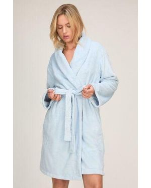 Hunkemöller Robe Fluffy Fleece - Blue