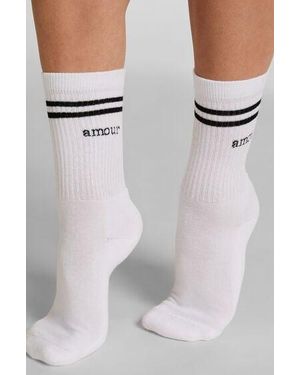 Hunkemöller Cotton Crew Socks - Grey