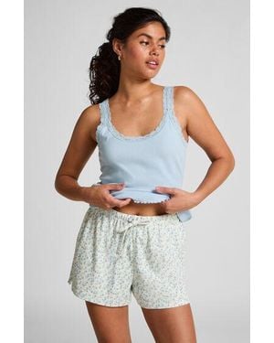 Hunkemöller Cotton Shorts - White