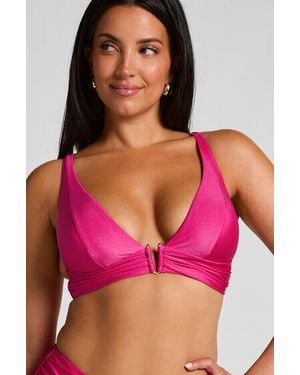 Hunkemöller Luna Triangle Bikini Top - Red