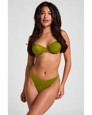 Hunkemöller Highleg Bikini Bottom Bardolino - Green