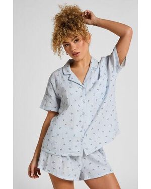 Hunkemöller Muslin Short - Grey