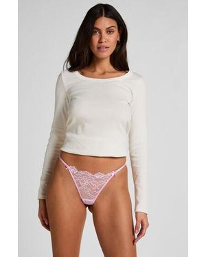 Hunkemöller Silvia Thong - White