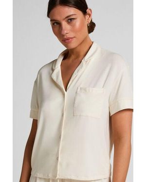 Hunkemöller Essential Jersey Short-Sleeved Jacket - Natural