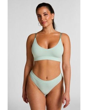 Hunkemöller Dianne High Leg Thong - Green