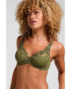 Hunkemöller Diva Non-Padded Underwired Bra - Green