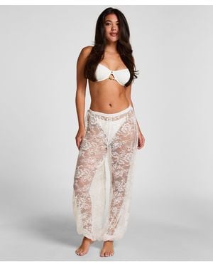 Hunkemöller Pantalón Globo de Encaje Sunset - Blanco