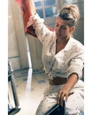 Hunkemöller Jacquard Jacket Longsleeve - White