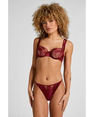 Hunkemöller Catherine Highleg Thong - Red