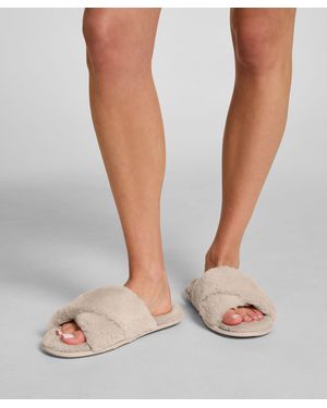 Hunkemöller Pantuflas Lia - Blanco