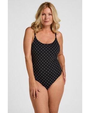 Hunkemöller Badpak Luxe Met Stippen - Zwart