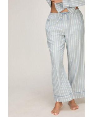 Hunkemöller Petite Broek Woven - Blauw