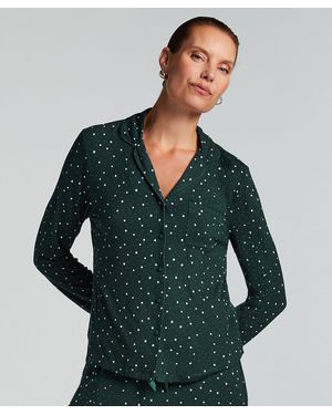 Hunkemöller Chaqueta de manga larga de jersey Essentil - Verde