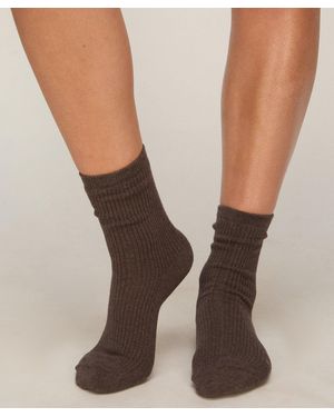 Hunkemöller Pack de 3 Calcetines Crew de Algodón - Neutro