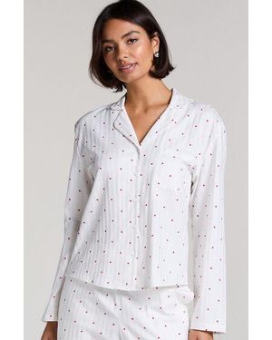 Hunkemöller Jacquard Jacket Longsleeve - White