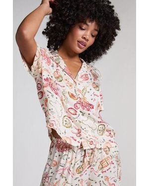 Hunkemöller Satin Jacket - White