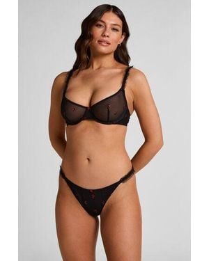 Hunkemöller Chelsey Highleg Thong - Brown