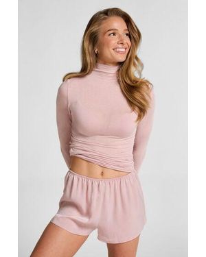 Hunkemöller Short Satin Minimal - Pink