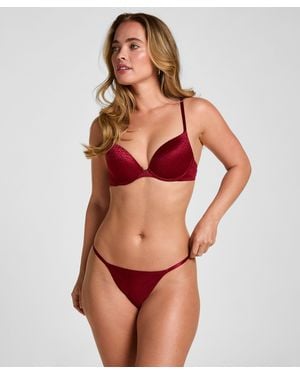 Hunkemöller Tanga Jackie - Rojo