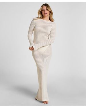 Hunkemöller Strand Ring Kleid Coastal Muse - Weiß