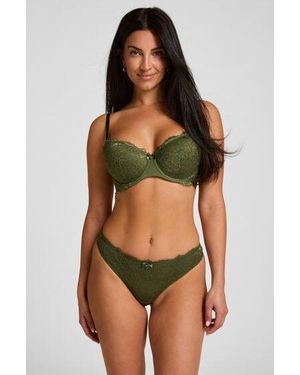 Hunkemöller Marine Thong - Brown