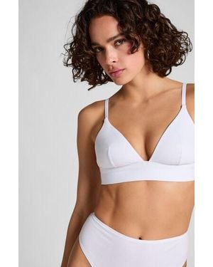 Hunkemöller Cotton Bralette - White