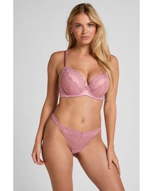 Hunkemöller Laila Highleg Thong - Brown