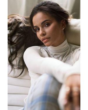 Hunkemöller Super Soft Turtleneck Shirt With Cashmere - Natural