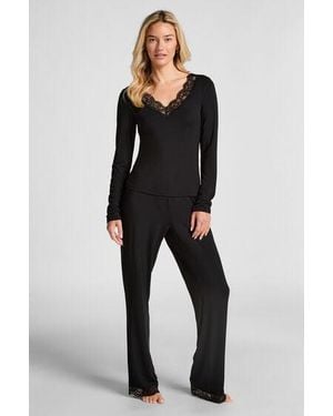 Hunkemöller Pyjama Set - Black