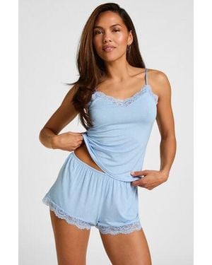 Hunkemöller Pyjama Set Nana - Blue