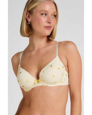 Hunkemöller Plunge Padded Underwired Bra - White