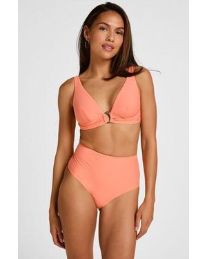 Hunkemöller Corrigerend Bikinibroekje Met Hoge Taille Luxe - Oranje