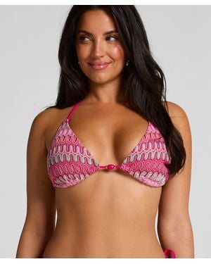 Hunkemöller Top de bikini de triángulo Cali - Rojo