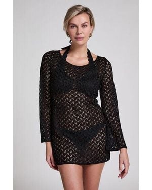Hunkemöller Beach Crochet Dress - Black