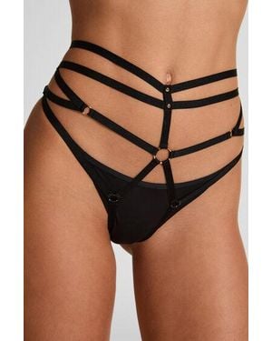 Hunkemöller Elastic Open Brief - Brown