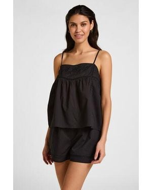 Hunkemöller Pyjama Short - Zwart