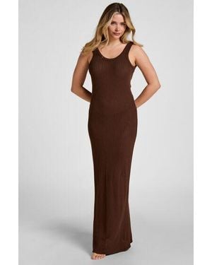 Hunkemöller Beach Dress Coastal Muse - Brown