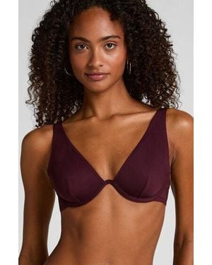 Hunkemöller Neoprene Bikini Top - Red