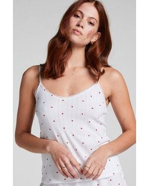 Hunkemöller Cami Lace Top - White