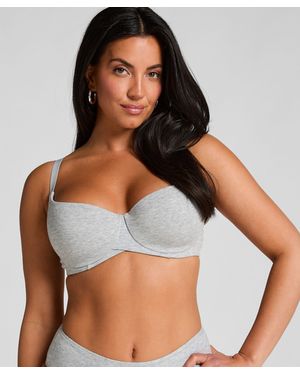 Hunkemöller Sujetador de aros preformado de algodón - Marrón