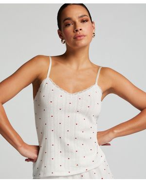 Hunkemöller Cami Lace Top - White