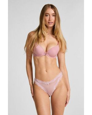 Hunkemöller 3-Pack Blooming Thong - Purple