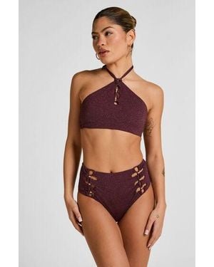 Hunkemöller Panama High Waisted Bikini Bottom - Red