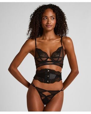 Hunkemöller Corsé waspie Amel - Negro