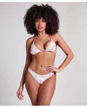 Hunkemöller Braguita de Bikini de Corte Alto Madeira - Marrón